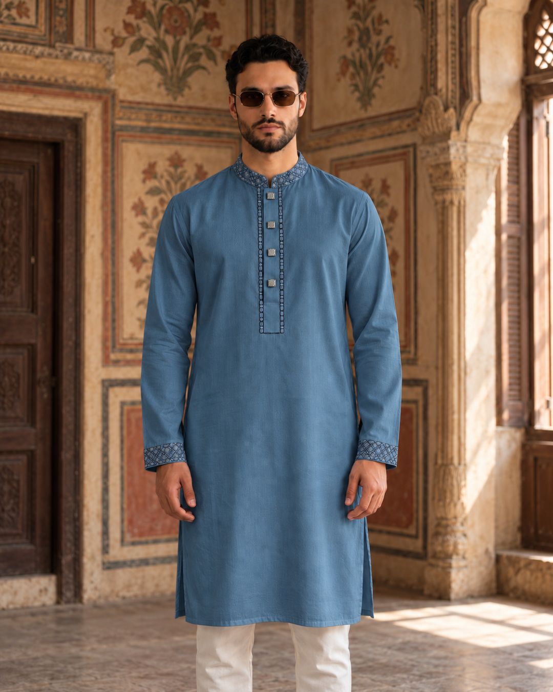 Cotton embroidery 5.26 Deep Blue